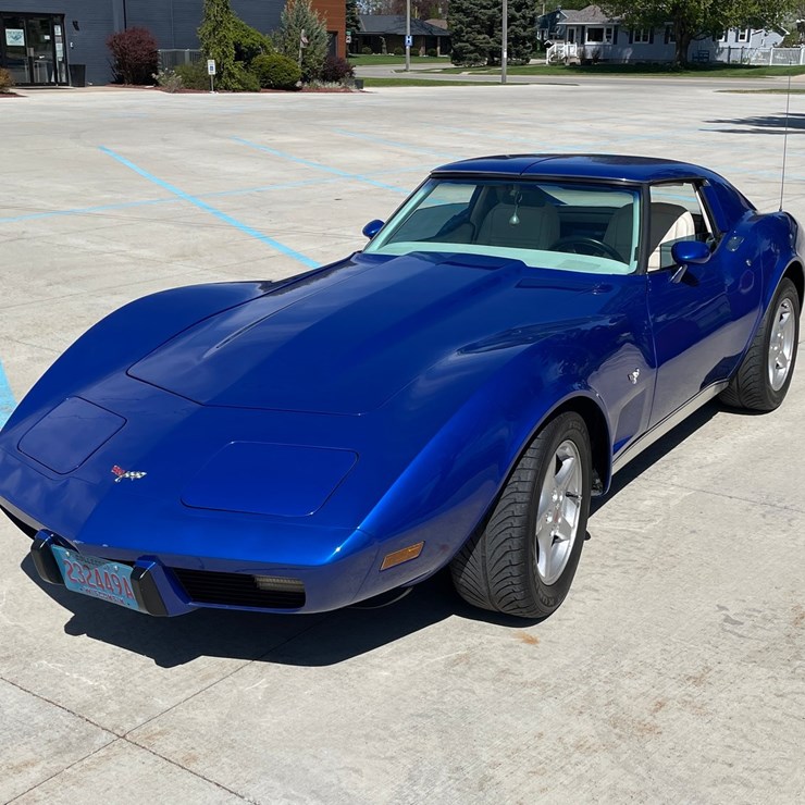 #134 • 1977 Chevy Corvette (Has WI Title) (Waupun, WI)