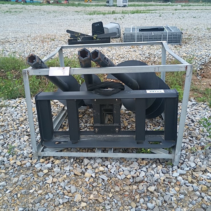 #24723 • LandHonor Auger and Bits Skid Steer Attachment