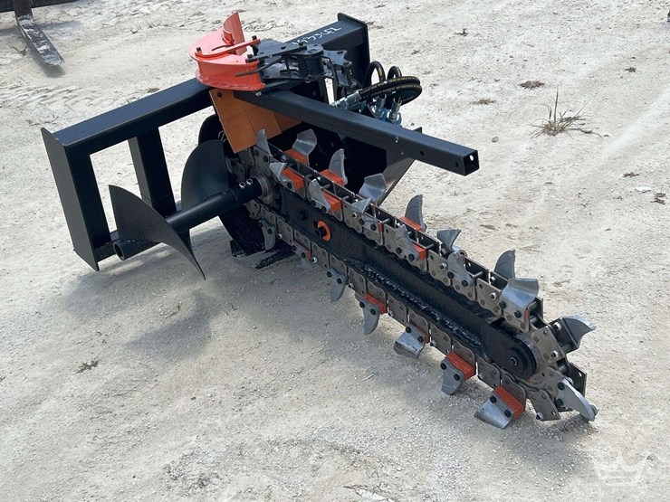 2026-pabreak-cylinder-hydraulic-trencher-skid-steer-attachment-image-1