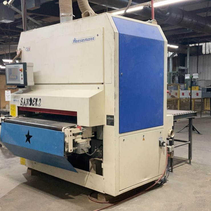 #131 • 2009 Heesemann MFA 6 Wide Belt Sander