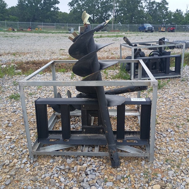 #24726 • LandHonor Auger and Bits Skid Steer Attachment
