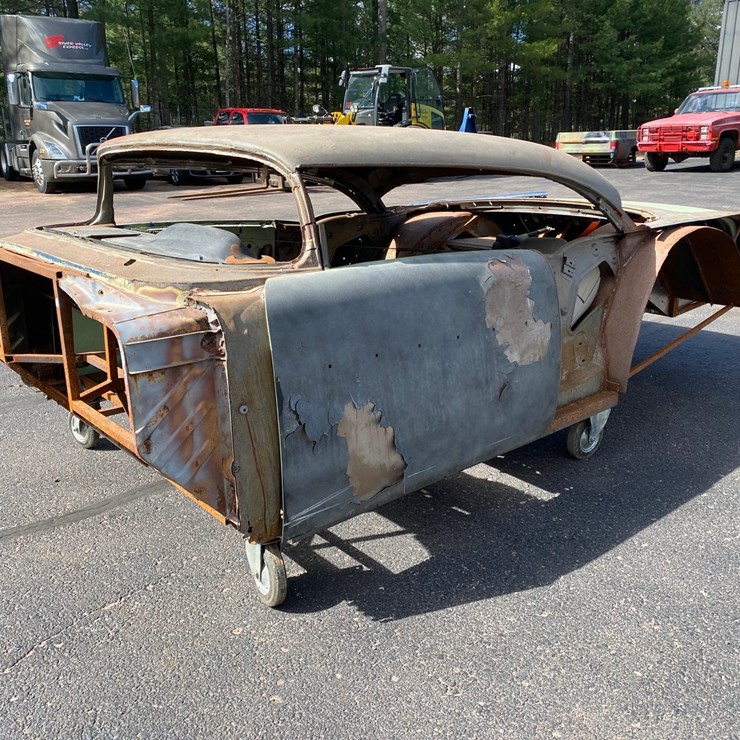 #110 • 1957 Chevy Belair 2-Door Hardtop Body Parts (No Title) (Schofield, WI)