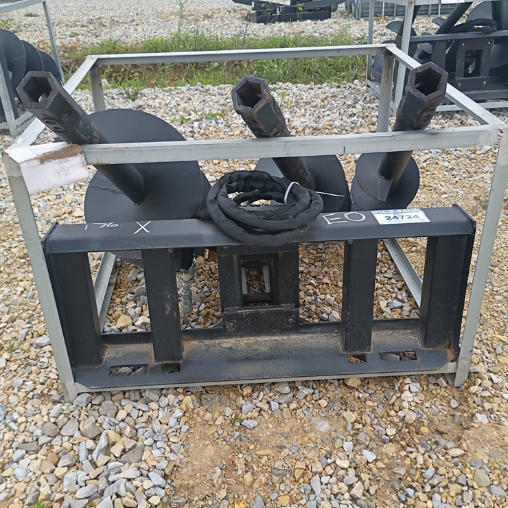 #24724 • LandHonor Auger and Bits Skid Steer Attachment