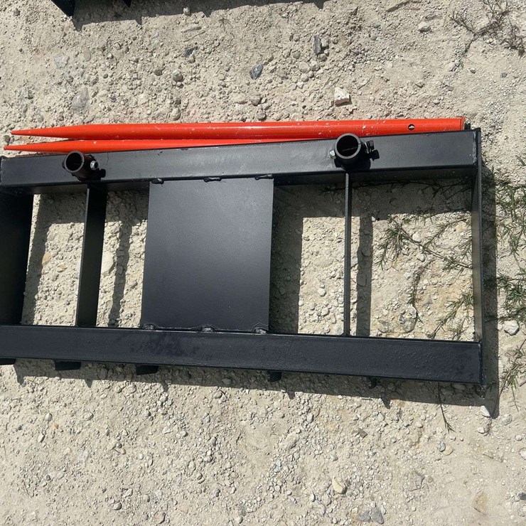 2026 Pabreak Dual-Prong Hay Bale Spear Skid Steer Attachment
