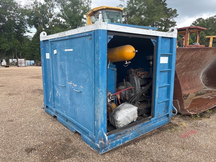 #36205-•-ingersol-rand-diesel-air-compressor-in-off-shore-skid-|-for-parts/repairs-image-1