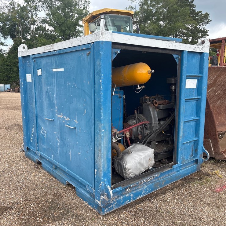 #36205 • INGERSOL RAND DIESEL AIR COMPRESSOR IN OFF SHORE SKID | FOR PARTS/REPAIRS
