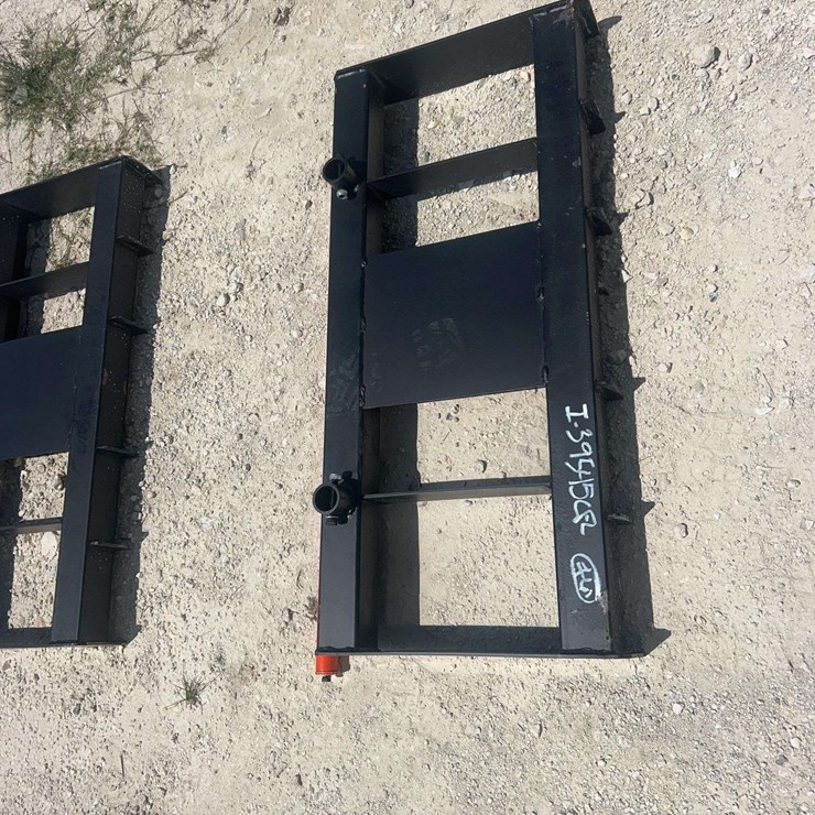 2026 Pabreak Dual-Prong Hay Bale Spear Skid Steer Attachment