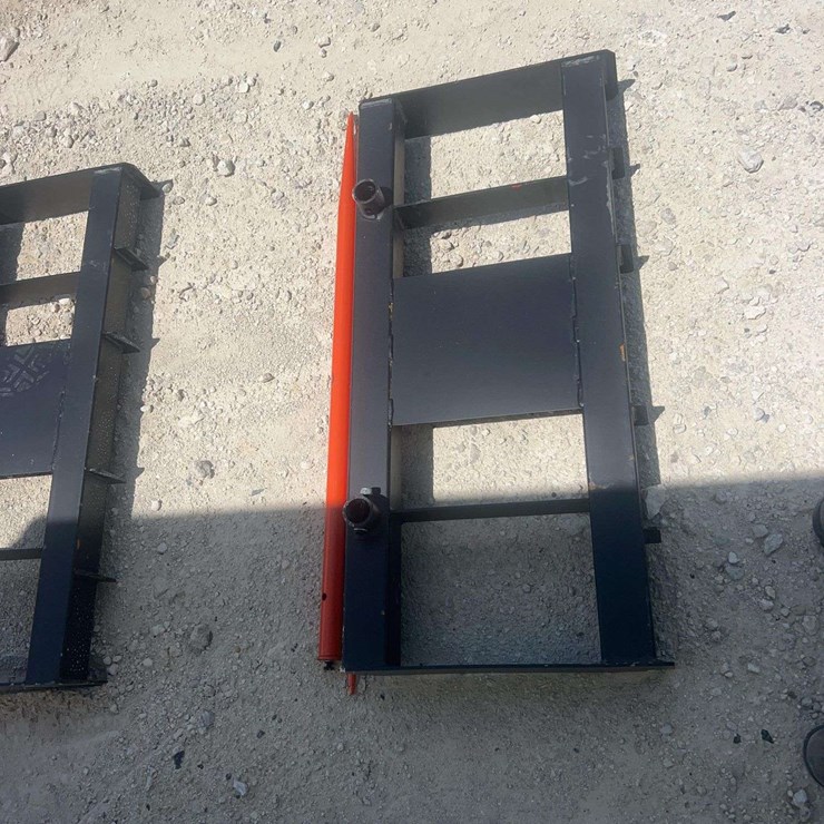 2026 Pabreak Dual-Prong Hay Bale Spear Skid Steer Attachment