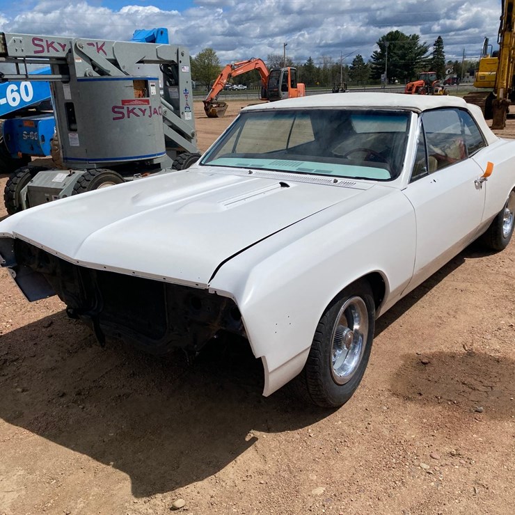 #122 • 1967 Chevy Chevelle Convertible Project Car (Title In Delay) (Nitke Yard-Mosinee, WI)