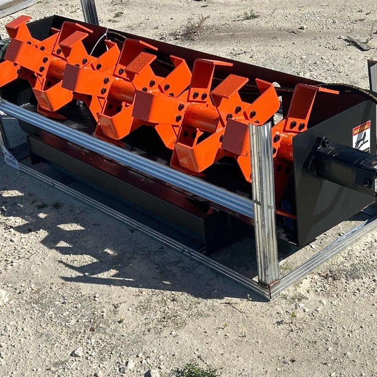2026 Pabreak Hydraulic Rotary Tiller Skid Steer Attachment