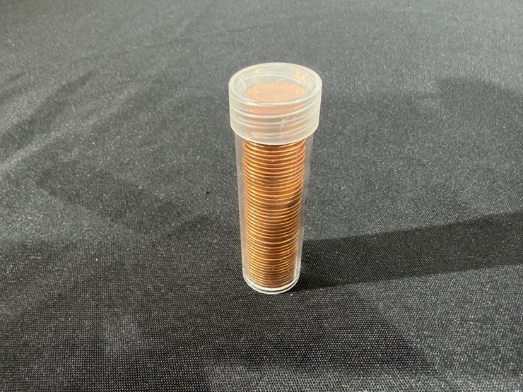 #36162-•-1991-lincoln-memorial-cent-penny,-uncircualted-bu,-1-roll-50-coins-image-1