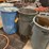 #4603-•-rolling-garbage-can-with-(2)-poly-barrels-image-1