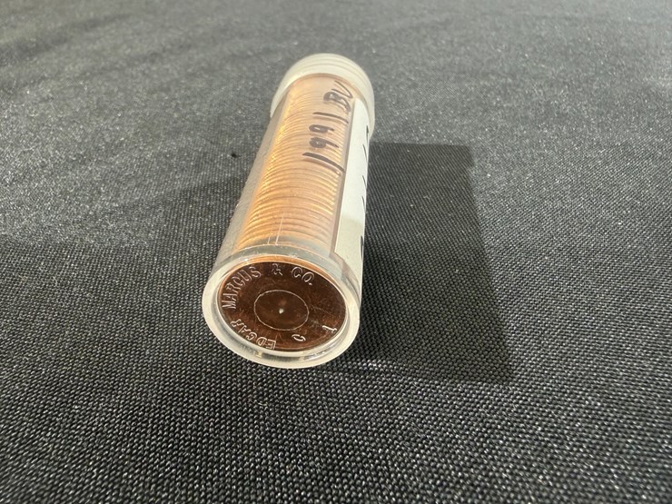 #36162-•-1991-lincoln-memorial-cent-penny,-uncircualted-bu,-1-roll-50-coins-image-4