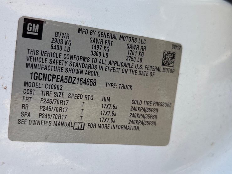 #17-•-2013-chevrolet-1/2-ton-pick-up-truck-image-10