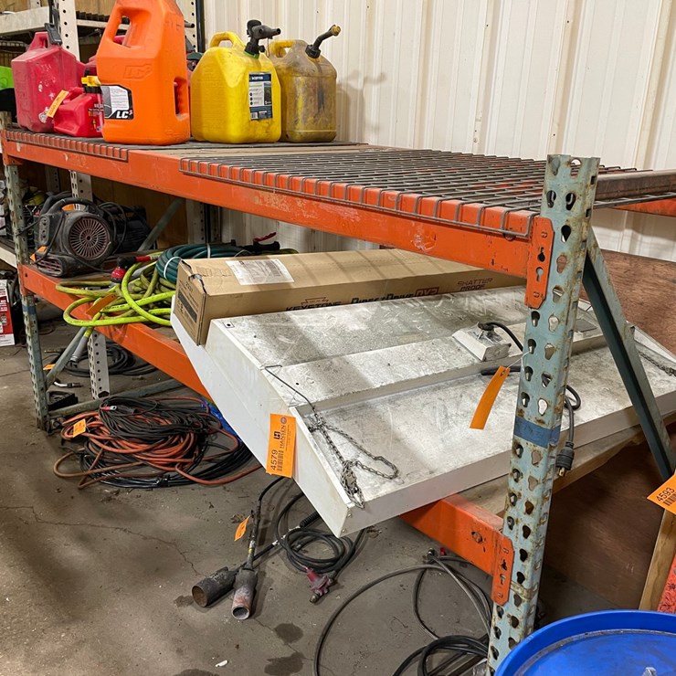#4580 • Section of Pallet Racking