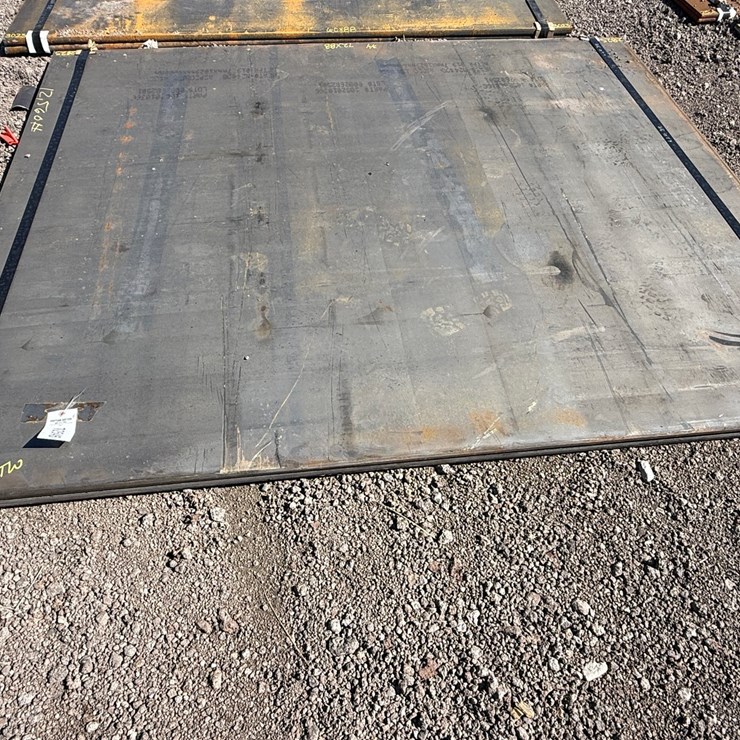 #74 • QTY(2) 72" X 84" X 3/4" STEEL PLATES