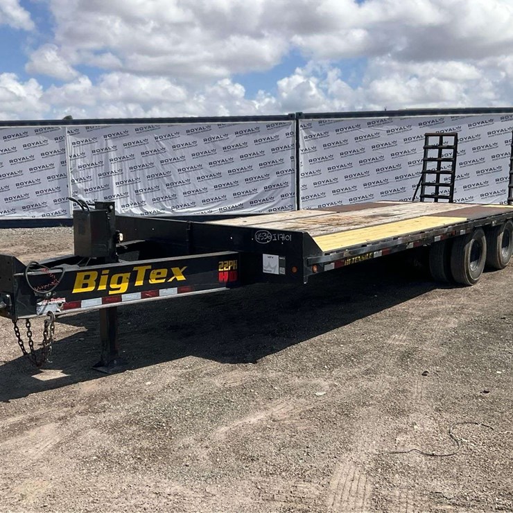 2020 Big Tex 20ft. T/A Flatbed Tag Trailer