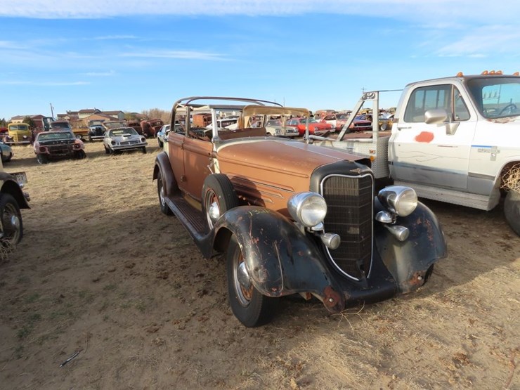 rare-1933/34-dodge-4dr-touring-convertible-sedan-custom-image-1
