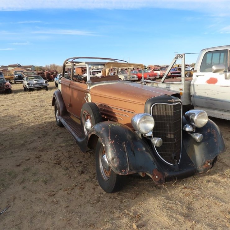 RARE 1933/34 Dodge 4dr Touring Convertible Sedan Custom