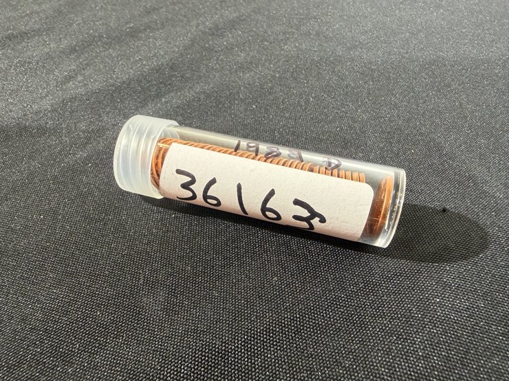 #36163-•-1989-d-lincoln-memorial-cent-pennies-uncirculated-bu,-1-roll-with-34-coins-image-5