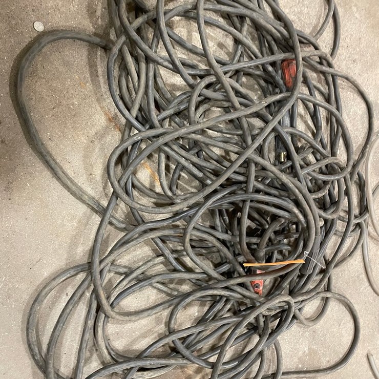 #4609 • Assortment of Welding Leads