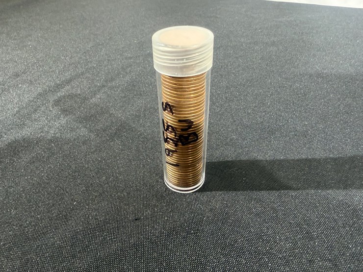 #36158-•-1955-uncirculated-bu-,-1-roll-50-pennies-image-1