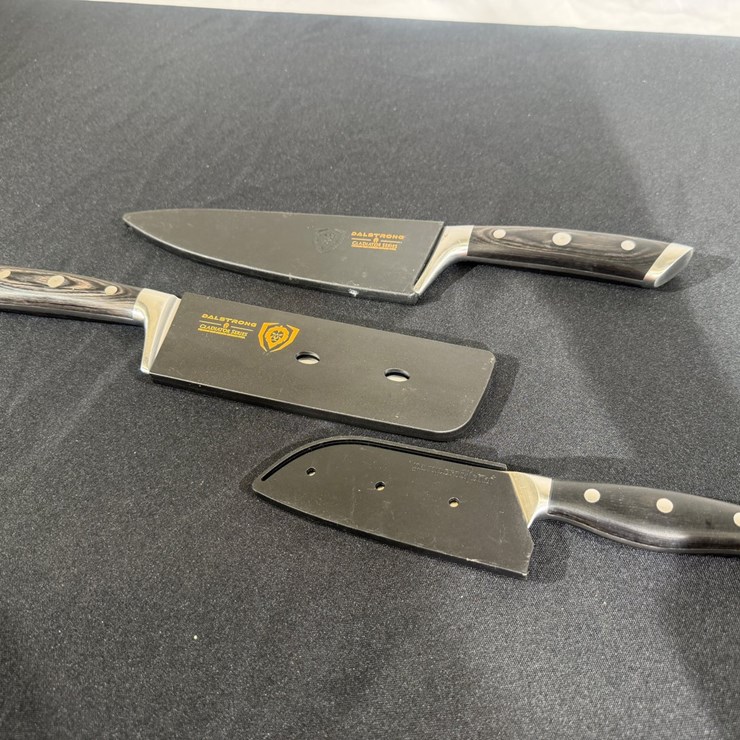 #36166 • DALSTRONG GLADIATOR SERIES VAKIRI CHEF KNIVES AND PAMPERED CHEF KNIFE