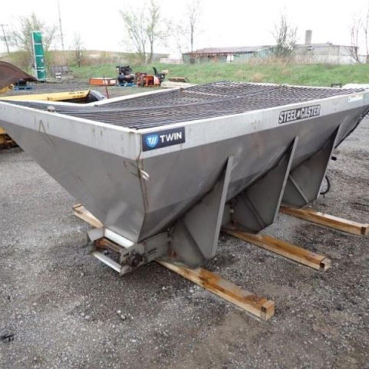 Fisher 9 Ft Stainless Truck Mounted Salter/Sander