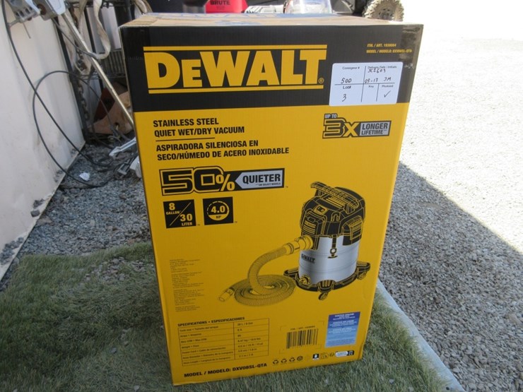 new-unused-dewalt-stainless-steel-wet/dry-vacuum,-image-1