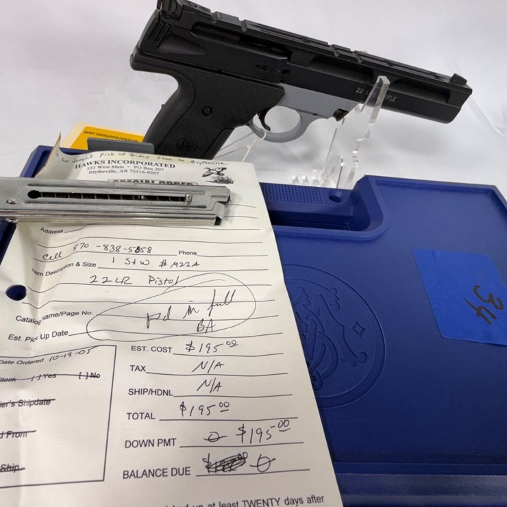 #34 • Smith & Wesson 22A-1 22LR Pistol UMB1168