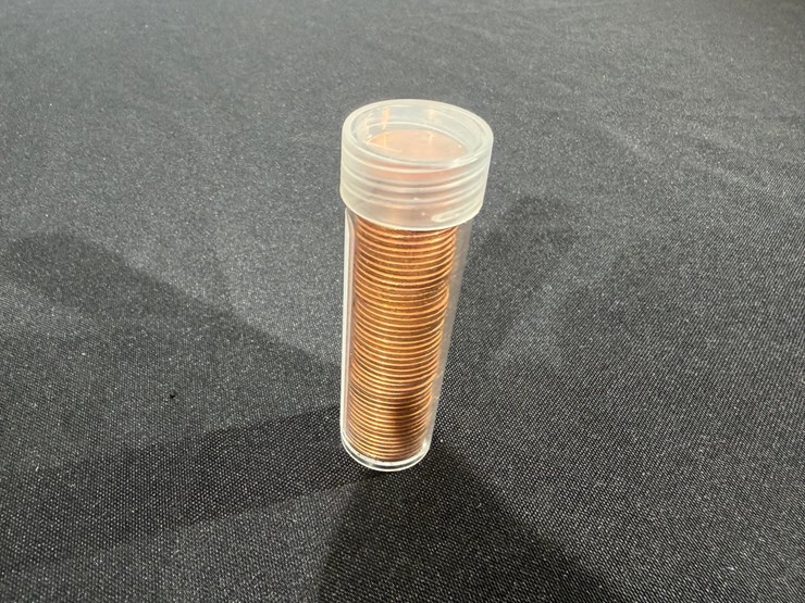 #36162-•-1991-lincoln-memorial-cent-penny,-uncircualted-bu,-1-roll-50-coins-image-2