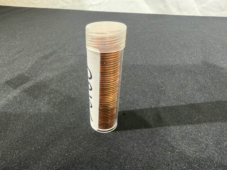 #36160-•-1974-d-lincoln-memorial-cent-penny-roll,-50-coins-uncirculated-bu-image-1