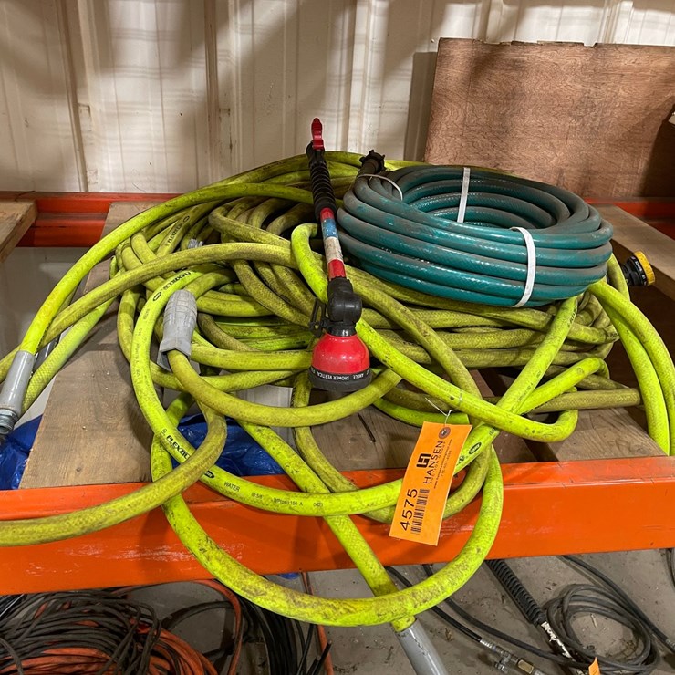 #4575 • Assortment of Garden hose