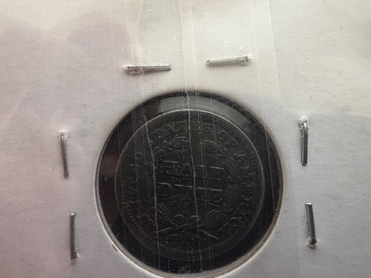 #36159-•-1842-half-dime-silver,-and-1854-one-large-cent,-braided-hair-image-7