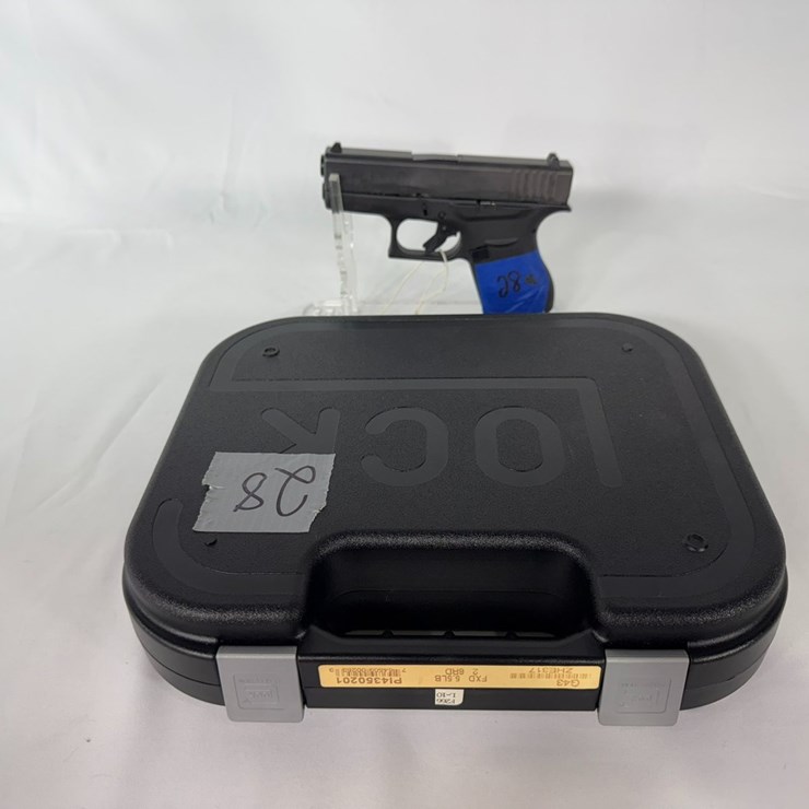 #28 • Glock 43 9mm Pistol ZHE317