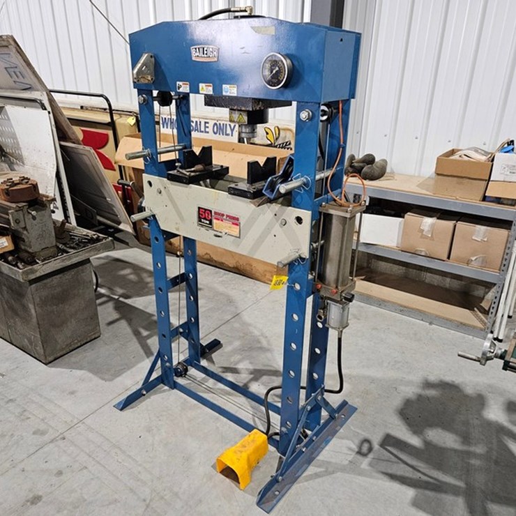 #6181 • Baileigh Industrial 50 Ton Shop Press