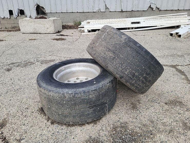 (2)-445/50r22.5-tires-w/aluminum-rims---tag-#1234-image-8