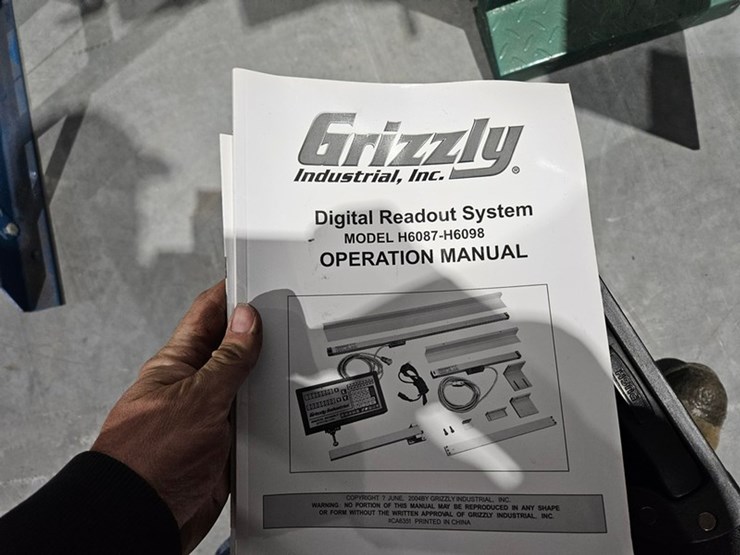 #6180-•-2018-grizzly-g0759-mill/drill-w/-stand-&-dro-image-19
