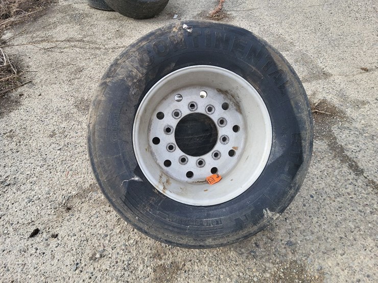 (2)-445/50r22.5-tires-w/aluminum-rims---tag-#1233-image-3