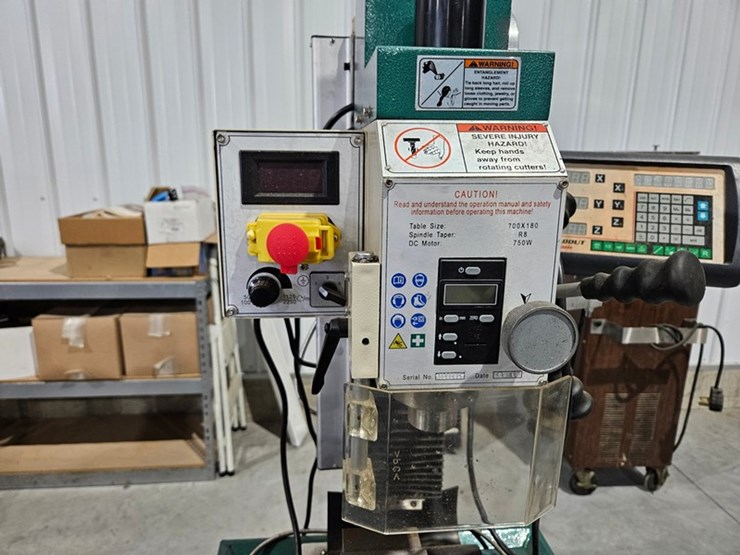 #6180-•-2018-grizzly-g0759-mill/drill-w/-stand-&-dro-image-10