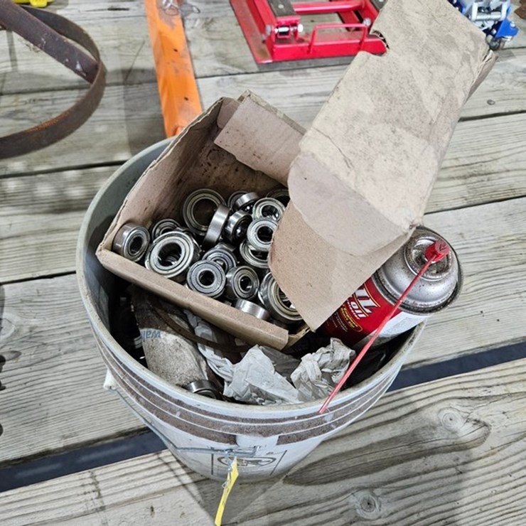 #6205 • Bucket Of Small Assorted Bearings