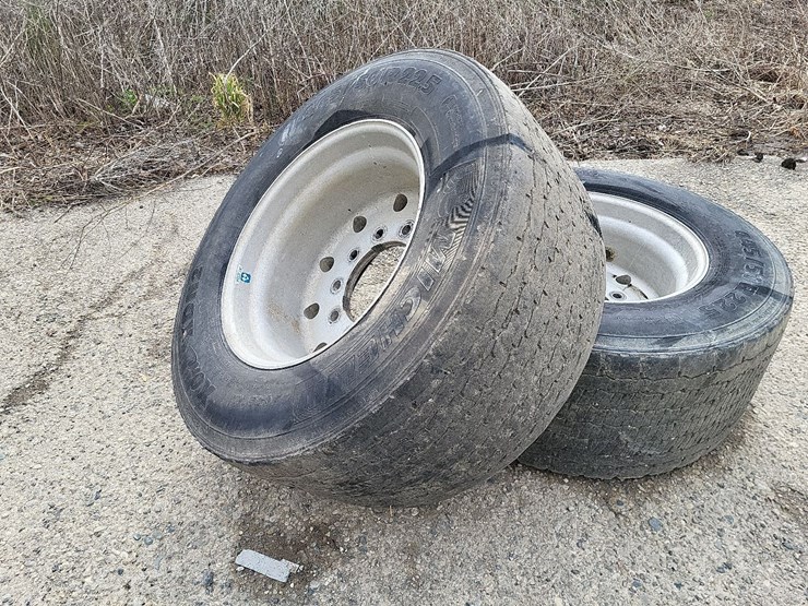 (2)-445/50r22.5-tires-w/aluminum-rims---tag-#1234-image-4