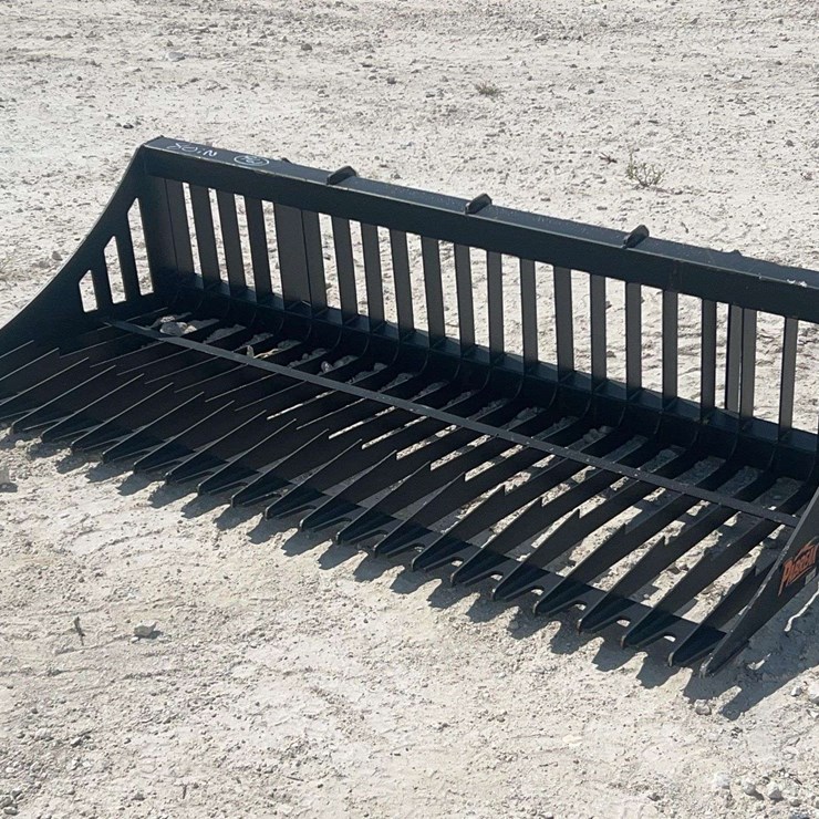 2026 Pabreak Rock Bucket Skid Skis Steer Attachment