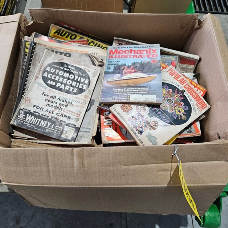 #6239 • Box Of Vintage Magazines