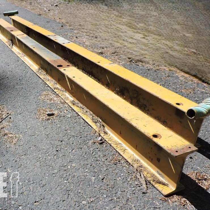 I BEAMS, (2) ¼” X 6” WEB X 3 ½” FLANGE X 8’ LONG,