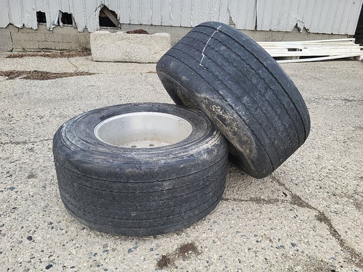 (2)-445/50r22.5-tires-w/aluminum-rims---tag-#1235-image-5