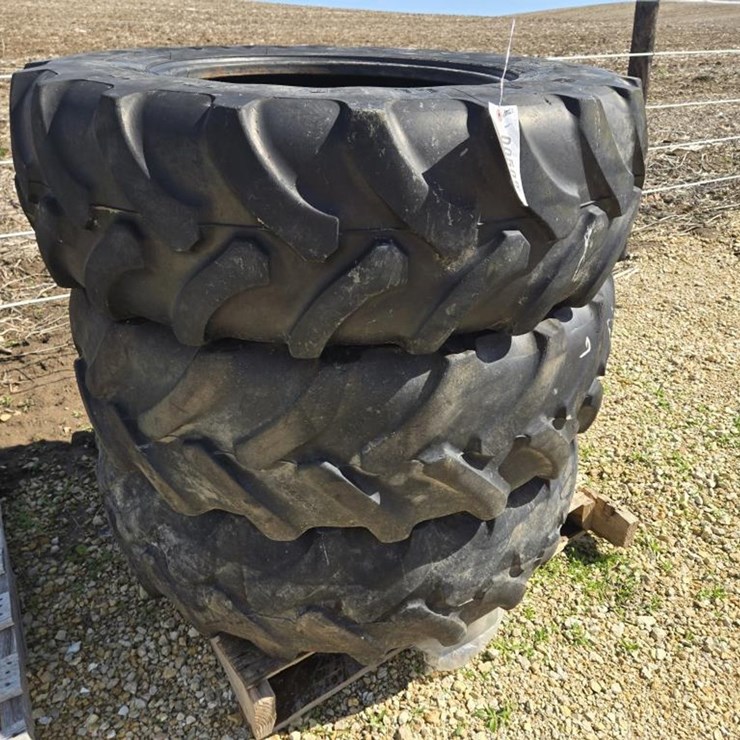 #509 • (3) 340/85R24 FWA TRACTOR TIRES