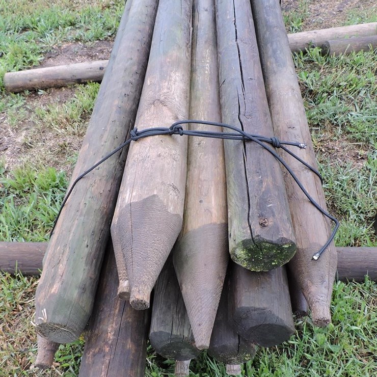 TREATED WOOD DRIVER POSTS