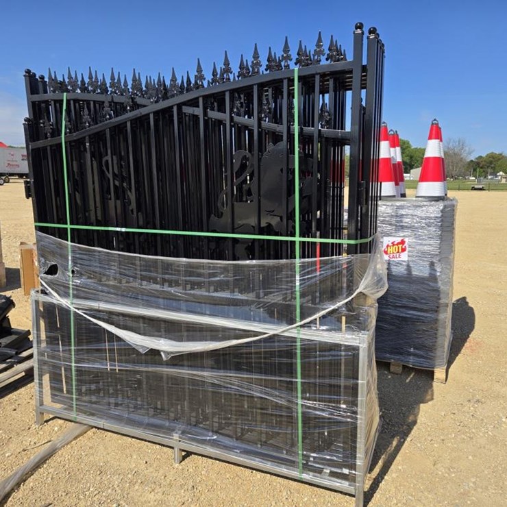 #676 • 1 PAIR OF NEW SDLANCH BI-PARTING DRIVEWAY GATES