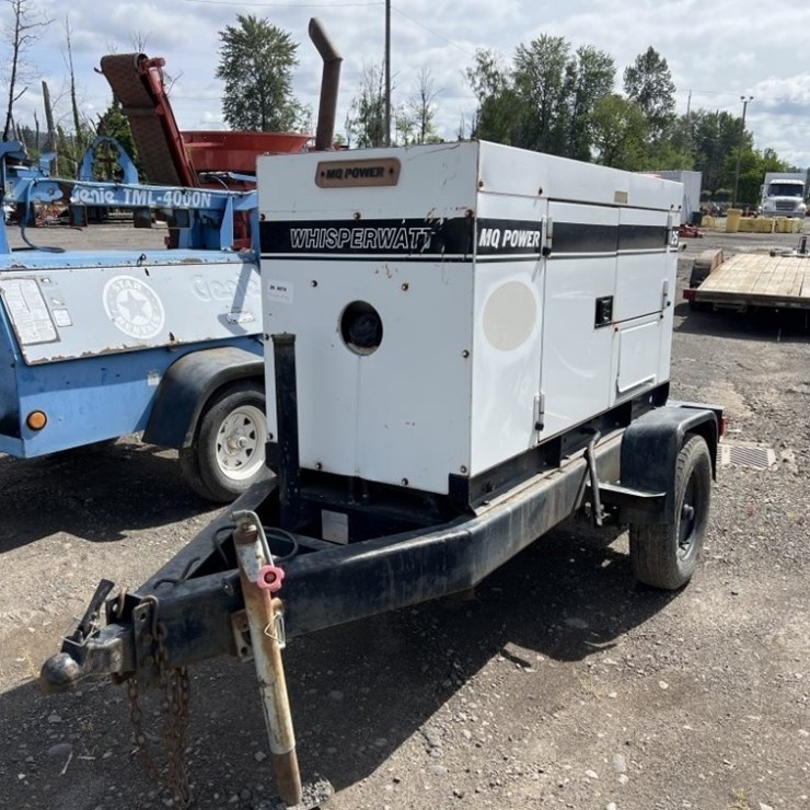 1997 Multiquip Whisperwatt 25KVA Towable Generator